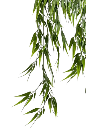 Künstlicher Hänge-Bambus - Natalie, 75 cm, Kunstpflanze von aplanta, Steckpflanze, in Natur, für drinnen