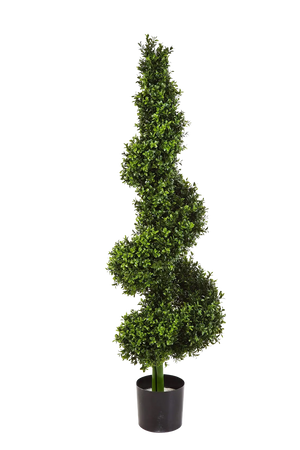 Künstliche Buchsbaum - Selina, 135 cm, Kunstbaum von aplanta, in Natur, für drinnen